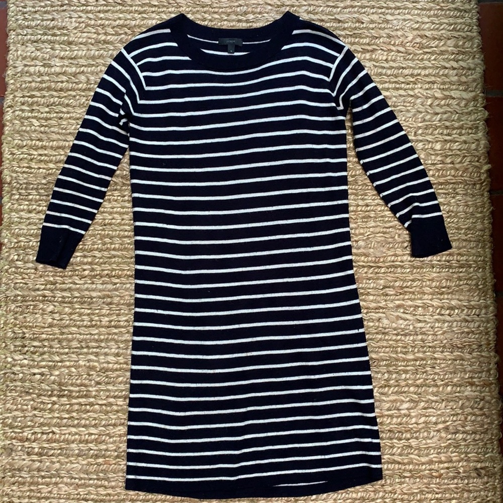 XS J. Crew Merino Wool Sweater Dress
